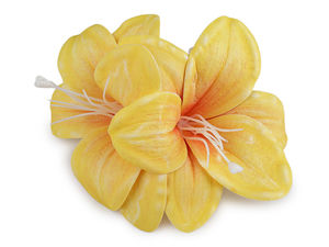 Premium Lily Flower Hair Clip – Elegant Foamiran Floral Hairpin Accessory with Secure Metal Grip