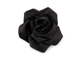 Elegant Large Satin Rose Flower Brooch Pin - 11cm Floral Corsage for Jackets, Dresses, Handbags and Weddings