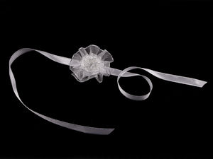Elegant Bridesmaid Ribbon Tie Bracelet - Premium Adjustable Wedding Jewellery