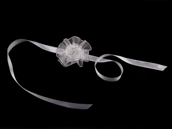 Elegant Bridesmaid Ribbon Tie Bracelet - Premium Adjustable Wedding Jewellery