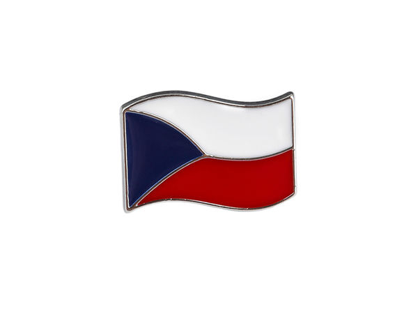 Czech Republic Flag Mini Brooch Pin - Small Emblem Badge for Lapels, Hats & Bags