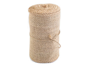 Premium Natural Jute Burlap Ribbon Roll (13cm Width) - Rustic Ribbon for Crafts, Weddings, Floral Arrangements, and DIY Home Decor