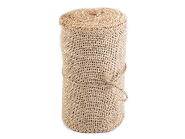 Premium Natural Jute Burlap Ribbon Roll (13cm Width) - Rustic Ribbon for Crafts, Weddings, Floral Arrangements, and DIY Home Decor