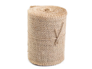 Rolla Ribín Sacéadaigh Iúit Nádúrtha Ardchaighdeáin (10cm ar Leithead) - Uige Fabraice Rústach Mhaisiúil do Cheardaíocht, Bainiseacha, Socrúcháin Bláthanna, agus Fillteoireacht Bronntanas