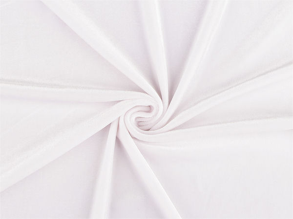 Premium Stretch Velvet Fabric - Ultra-Soft Elastic Velour by the Yard for Evening Gowns, Dancewear, and Home Decor