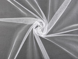 Premium Shiny Tulle Fabric by the Metre – Slightly Elastic Mesh for Dresses, Veils, Costumes, and Crafts