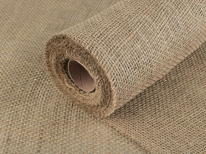 Premium Natural Jute Fabric Roll (48 cm Width) – High-Quality Burlap for Table Runners, Floral Arrangements, and DIY Crafts