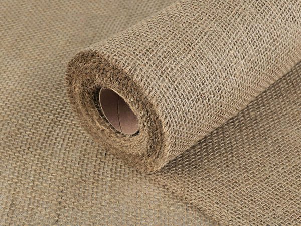 Premium Natural Jute Fabric Roll (48 cm Width) – High-Quality Burlap for Table Runners, Floral Arrangements, and DIY Crafts