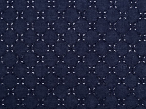 Premium Floral Embroidered Cotton Madeira Fabric - Light and Airy Eyelet Lace for Apparel & Home Decor