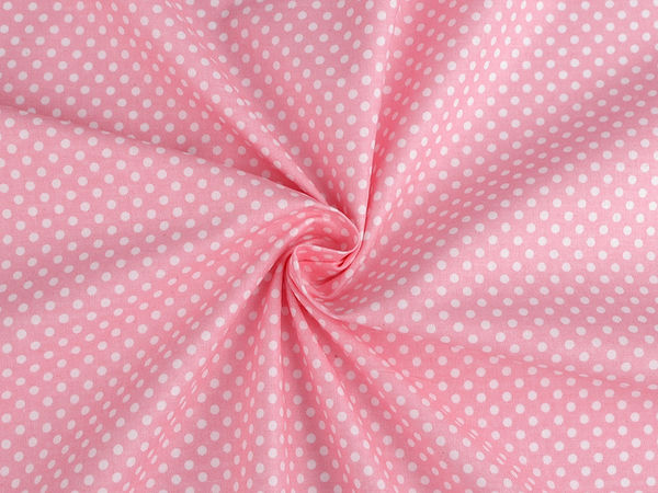 Premium Polka Dot Cotton Canvas Fabric for Sewing, Crafts, and Home Decor
