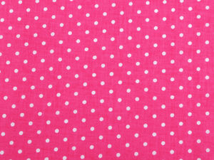 Premium Polka Dot Cotton Canvas Fabric for Sewing, Bedding, and Nursery Decor