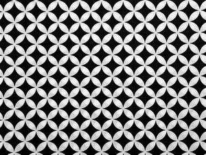 Premium Circle Print Cotton-Linen Canvas Fabric for Home Decor, Sewing, and Nursery Projects