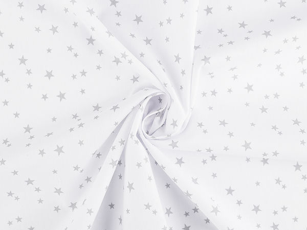 Premium Star Pattern Cotton Canvas Fabric - Multi-Use Sewing Material for Home Decor, Bedding, & Nursery Crafts