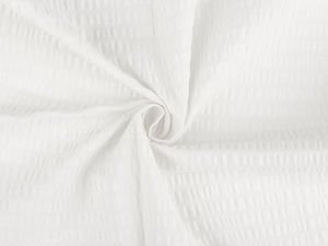 Premium Cotton Crepe Fabric - Off White Crease-Resistant Material for Bedding and Nursery Crafts