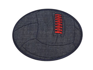 Denim Ball Iron-On and Sew-On Patches for Children's Clothing