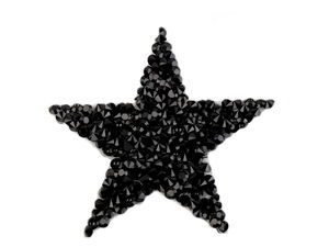 Premium Rhinestone Iron-On Appliques - Star and Heart Shaped Adhesive Patches for Clothes, Shoes, and Accessories