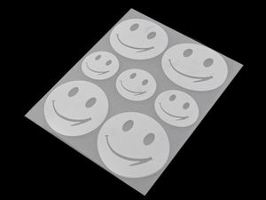 Reflective Pearl Grey Iron-On Patches (9x12 cm) - High-Visibility Safety Appliques for Clothing and Accessories