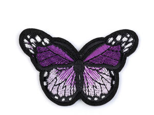 Premium Embroidered Butterfly Iron-On and Sew-On Applique Patches for Clothing, Jackets, Jeans, and Backpacks