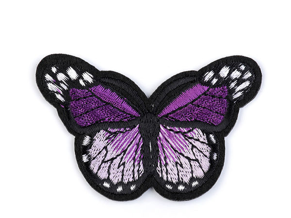 Premium Embroidered Butterfly Iron-On and Sew-On Applique Patches for Clothing, Jackets, Jeans, and Backpacks