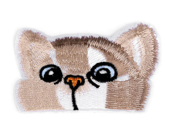 Premium Embroidered Cat Patch - Cute Iron-On and Sew-On Fabric Applique for Clothing, Backpacks, and Jackets
