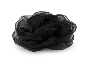 Premium 8cm Organza Rose Flower Embellishment for Sewing & Gluing | Decorative Floral Applique for Dresses, Hats & Accessories
