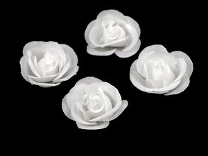 Premium Mini Artificial Rose Flowers (3cm) for Crafting, Wreaths, and Hair Accessories