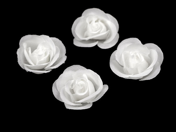 Premium Mini Artificial Rose Flowers (3cm) for Crafting, Wreaths, and Hair Accessories