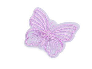 Premium Embroidered Butterfly Monofilament Applique Patch for Sewing and Gluing