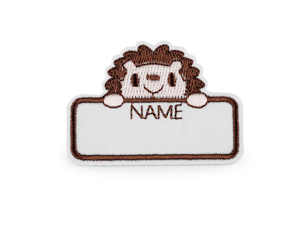 Premium Self-Adhesive Textile Name Tags - Cute Animal Write-On Labels for School, Bags, and Accessories