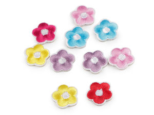 Premium Embroidered Flower Patches - Iron-On & Sew-On Floral Applique for Clothes, Bags, and Accessories