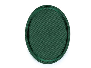 Premium Oval Embroidered Iron-On Repair Patches (6x8 cm) - Durable Knee & Elbow Textile Patches for Clothing Repair and Decoration