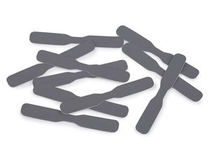 Grey Reflective Zipper Puller Loop Replacement Strap for Jackets, Backpacks, and Outdoor Gear