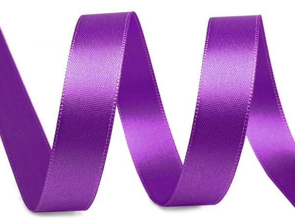 Premium 15mm Double-Faced Satin Ribbon – Lustrous Double-Sided Ribbon for Sewing, Crafting, and Embellishments