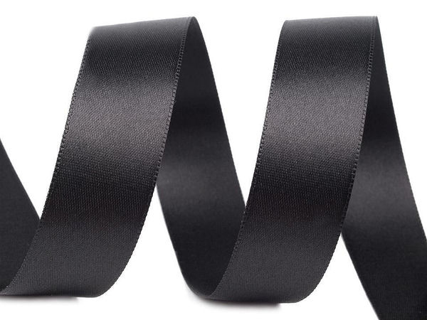 Premium Double-Faced Satin Ribbon (24mm) - Elegant High-Gloss Decorative Ribbon for Sewing, Crafting, and Garments