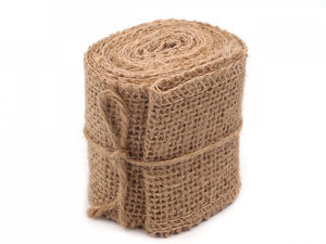 Premium Natural Jute Burlap Ribbon (60mm Width) – Eco-Friendly Decorative Craft Ribbon for Vintage Bows, Wreaths, and Gift Wrapping