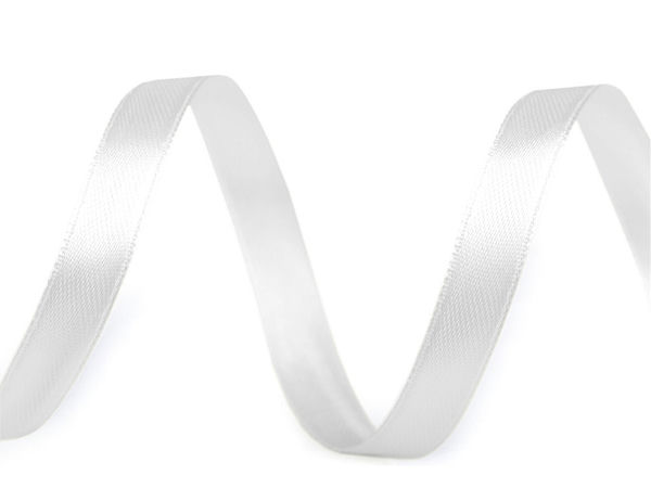 Premium Double-Faced Satin Ribbon (10mm) - Luxury Atlas Ribbon for Crafts, Gift Wrapping, and Garment Embellishment