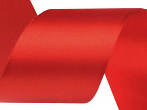 Premium Single-Face Satin Ribbon (40mm Width x 5m Length) - Elegant Sewing & Crafting Ribbon