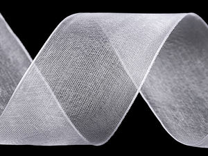 Premium Sheer Chiffon Organza Ribbon - 40mm Wide Monofilament Decorative Ribbon for Floral Design, Gift Wrapping, Weddings, and Crafts