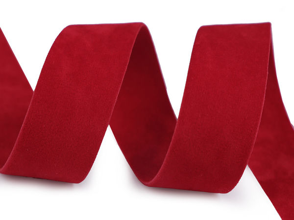 Premium Double-Sided Velvet Ribbon (25mm) - Luxurious Suede-Texture Trim for Crafts, Apparel, and Jewelry