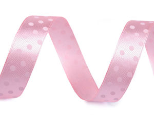 Premium Polka Dot Satin Ribbon (15mm) – Elegant Ribbon for Gift Wrapping, Crafting, & Embellishing