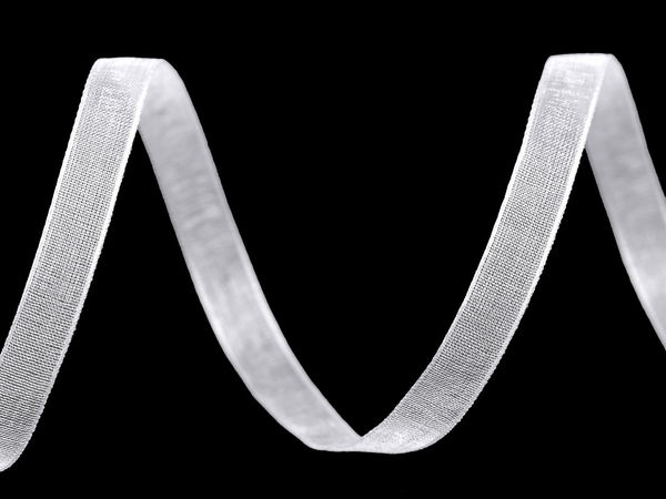 Premium Chiffon Monofilament Ribbon (7mm) - Elegant Semi-Transparent Decorative Ribbon for Crafts, Floristry, Weddings, and Gift Wrapping