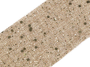 Glitter Faux Burlap Holiday Ribbon - 60mm Premium Jute-Style Decorative Ribbon for Christmas Arrangements, Wreaths, and Gift Wrapping