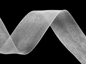 Premium Sheer Organza Monofilament Ribbon (28mm) - Soft Chiffon Decorative Trim for Floral Arrangements and Gift Wrapping