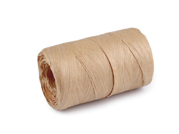 Premium Raffia Paper Ribbon Yarn for Knitting and Crochet - 5-8mm Width, Eco-Friendly Bast for Bags, Hats and Crafts