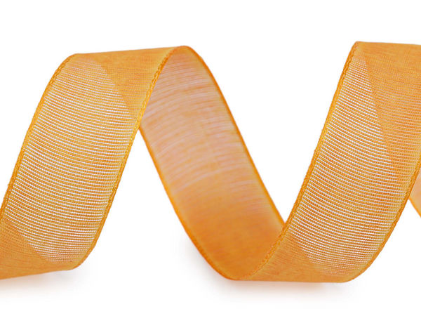 Premium 25mm Reinforced Canvas Ribbon - Shape-Holding Craft Ribbon with Nylon Edges for Gift Wrapping, Floral Arrangements & Wreaths