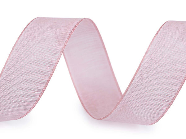 Premium 25mm Reinforced Canvas Ribbon - Shape-Holding Craft Ribbon with Nylon Edges for Gift Wrapping, Floral Arrangements & Wreaths