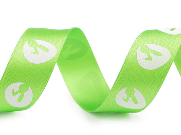 Easter Egg Printed Satin Ribbon (24mm Width) – Premium Decorative Craft & Gift Wrapping Ribbon