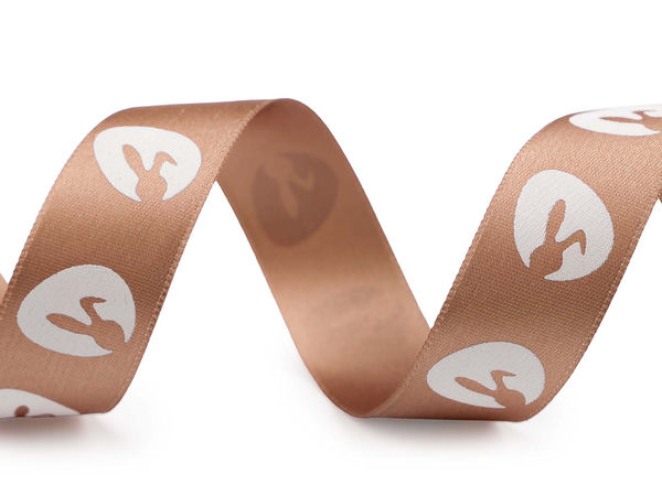 Easter Egg Printed Satin Ribbon (24mm Width) – Premium Decorative Craft & Gift Wrapping Ribbon