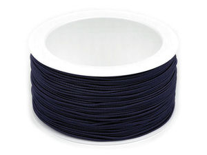 Premium 1.2mm Round Hat Elastic Cord – High-Stretch Braid for Sewing, Knitwear, and Crafts