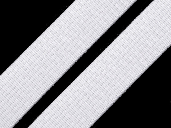 Premium 15mm Flat Knit Elastic Band for Sewing and Garment Crafting